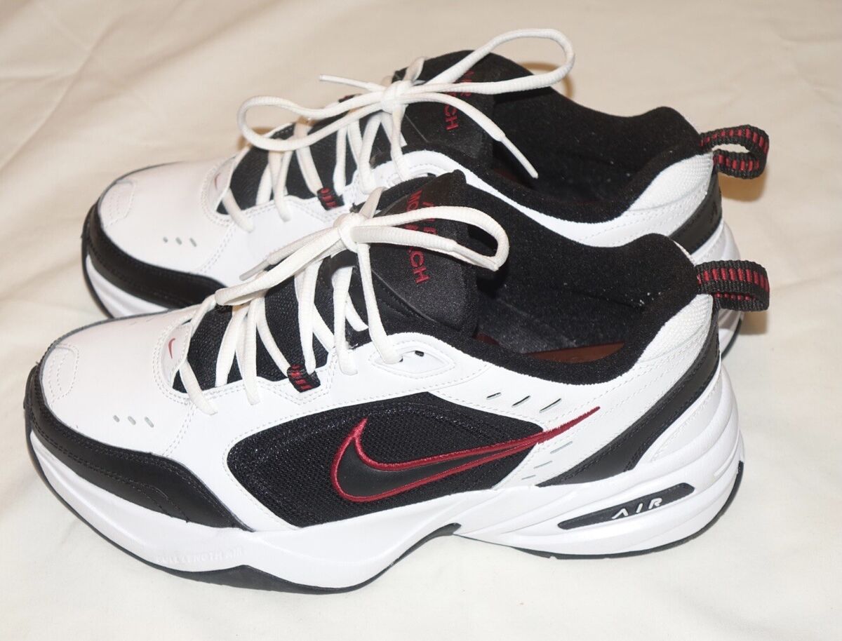 Size 9.5 - Nike Air Monarch IV White Black Red Mens | eBay Size 9.5 - Nike Air Monarch IV White Black Red Mens | eBay