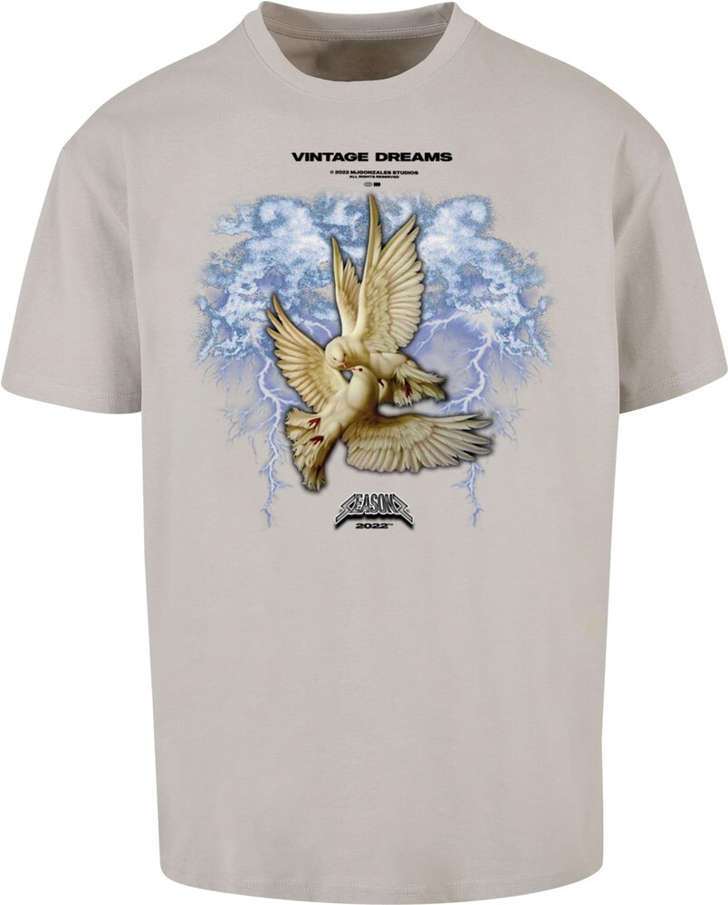 MJ Gonzales T-Shirt Vintage Dreams V.1 X Heavy Oversized Tee 2.0 Lightasphalt