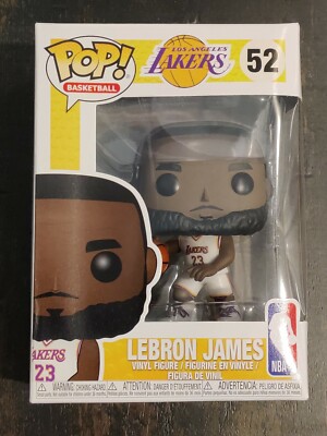 lebron james funko pop white jersey