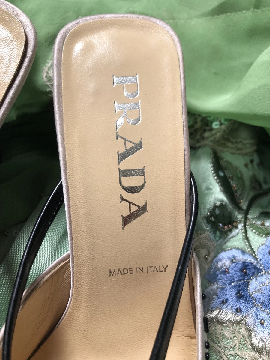 Prada low shop heels