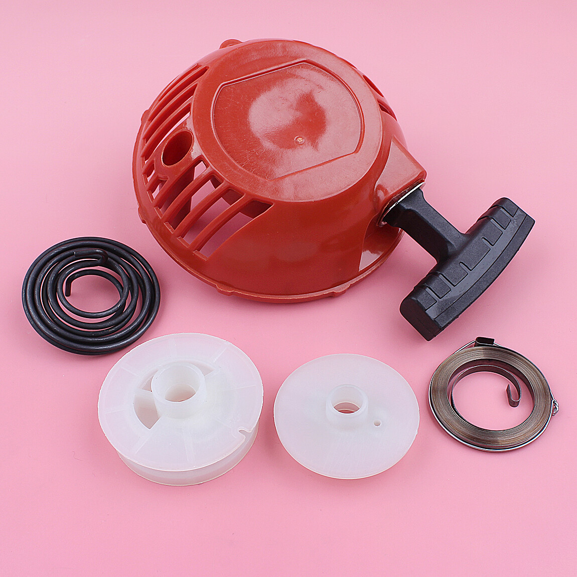 Recoil Pull Starter Driver Pulley Spring Kit For Husqvarna 128LD 128C