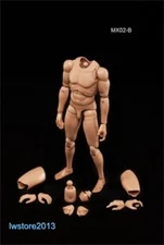1:6 Scale MX02-B 12inch Asian Skin Male Action Figure Body Flexible Soldier Doll