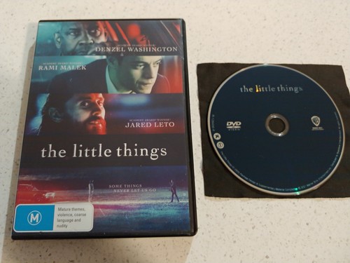 The Little Things (DVD, 2021) Denzel Washington, Jared Leto, Rami Malek AUS