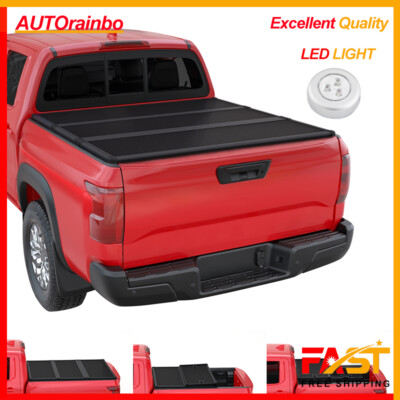 #ad For 2004 2015 Nissan Titan 5.5ft Truck Bed Cover 3 Fold Hard Truck Tonneau Cover $339.83