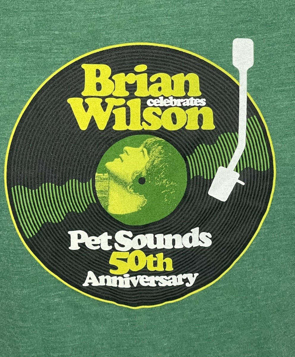新品 Brian Wilson Pet Sounds 50周年 Tシャツ パンフ 2016 BRIAN WILSON PET SOUNDS ALBUM 50th ANNIVERSARY GREEN