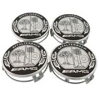 <!--F#f_0-->4x For Mercedes AMG Affalterbach Alloy Wheel Hub Centre Caps Emblem Badge 75 mm<!--F/-->