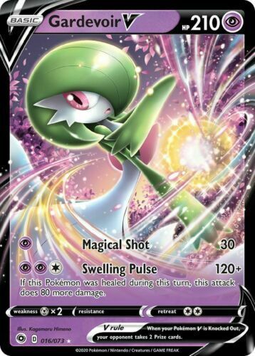 Carta Pokémon Gardevoir-V (16/073) - Caminho do Campeão - Ultra Rara