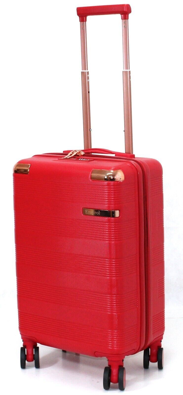 Hard Shell Carry On Cabin Bag 4 Wheel Suitcase Lightweight Hand Luggage