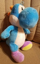 Nintendo Super Mario Bros. 10" Blue Yoshi Plush 2017 Stuffed Animal Doll