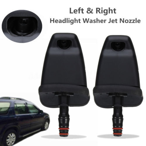 Left & Right Side Headlight Washer Jet Nozzle Sprayer For Honda CRV 2005 2006