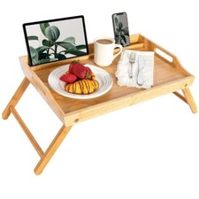 Rossie HomeMedia Tray, Natural Bamboo