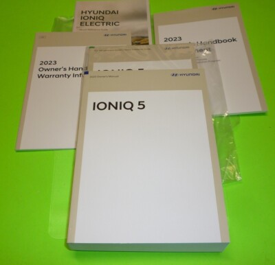 2023 HYUNDAI IONIQ 5 OWNERS MANUAL SET 23 +case +INFOTAINMENT SE SEL ...