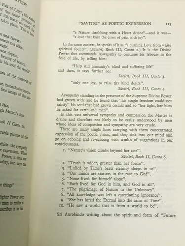 SRI AUROBINDO'S SAVITRI AN APPROACH AND A STUDY BY A.B PURANI 1996 ENGLISH - Picture 6 of 7