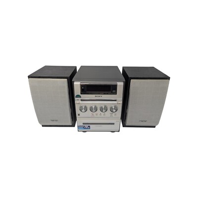 Sony CMT-GP5 Micro Hi-Fi System CD TAPE AM-FM Free shipping TESTED & WORKS!