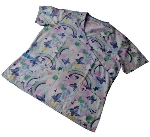 Adar Pro Flawless Plus Scrub Set Per Donna - Top Con Scollo A V E Pantaloni Della Tuta~p113249441 - Foto 4