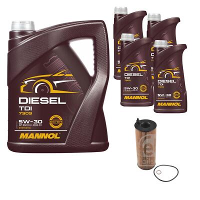 FEBI BILSTEIN Ölfilter 9L MANNOL Diesel TDI 5W-30 für BMW X1 E84 xDrive18d