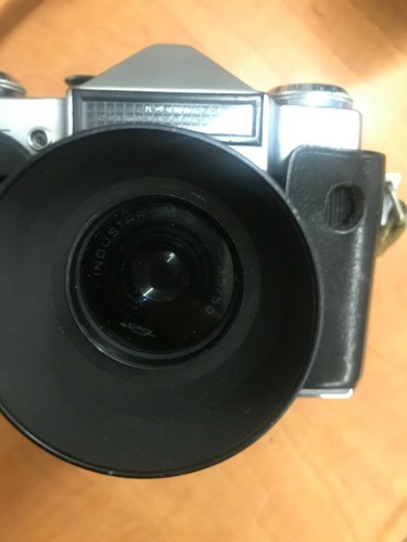 Vintage Camera 3EHNT Zenit Lens Hoya With Sa Protection And Case Leather - Picture 4 of 9