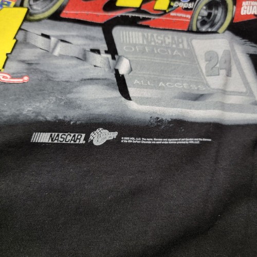 Vintage Jeff Gordon T Shirt Adult Size XXL #24 Dupont Double Sided Black - Picture 10 of 10