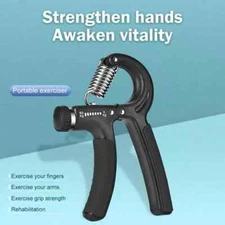 Hand Grip Strengthener Adjustable Power Forearm Trainer Gripper Exercise 5-60kgs