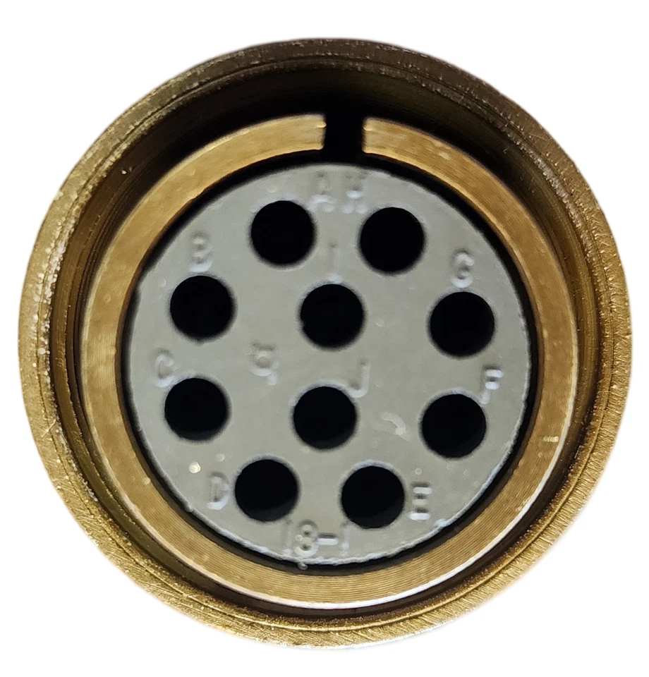 ITT Cannon CA3106E18-1S-F80-F85 MIL Circular Connector, 10 Contact, Cable Mount - Image 2 of 4