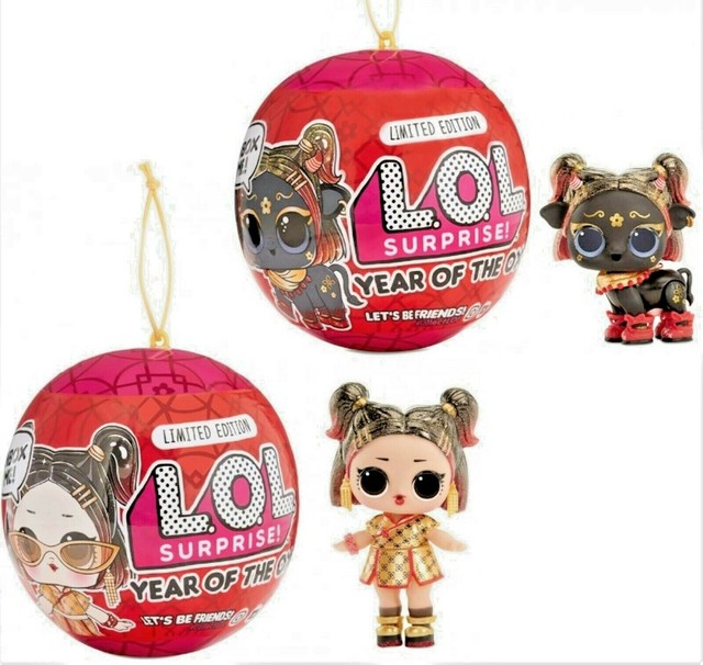 LOL Dolls BIG SURPRISE DOLL 50 LIMITED EDITION GOLD & LOL BLUE PEARL