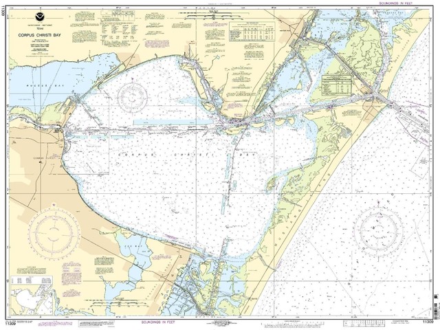 NOAA Chart Corpus Christi Bay 41st Edition 11309 EBay