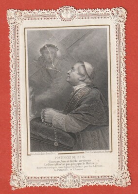 CANIVET - FROMMES BILD - 19. Jh. - PONTIFIKAT VON PIUS IX - TÄGLICHE UNION - 1866