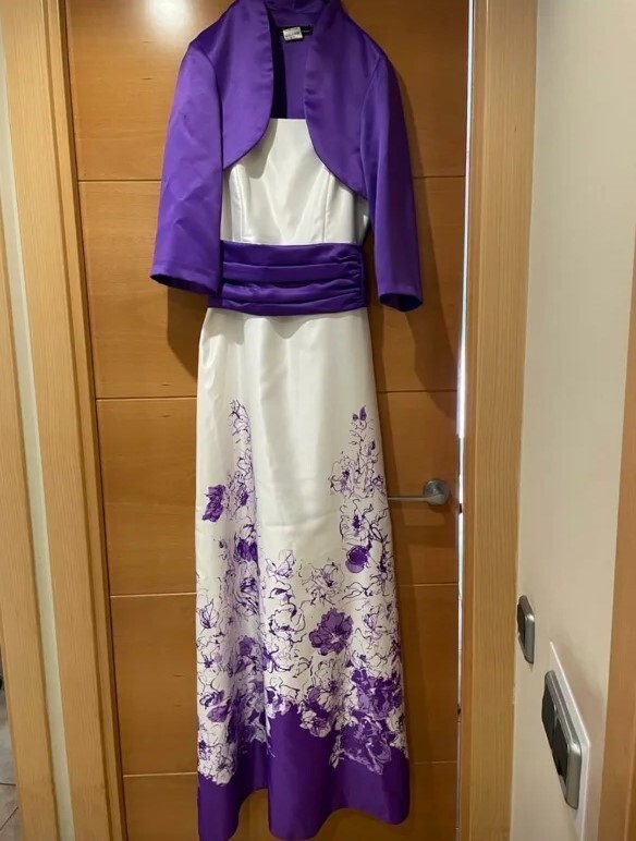 Vestido largo ceremonia Nati Jiménez