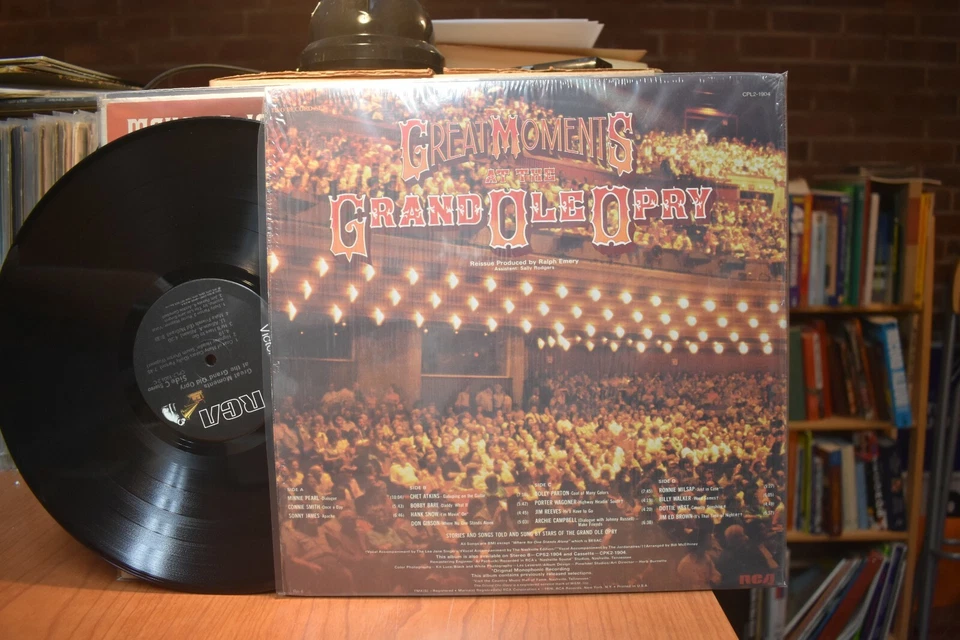 Dolly Parton Ronnie Milsap Great Moments at the Grand Ole Opry 2 пластинки комплект RCA - Изображение 2 из 2