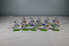 4204 Britains Deetail Medieval Knights Lot of 10