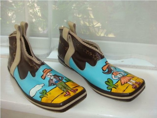 Irregular Choice RARE Hand Painted 