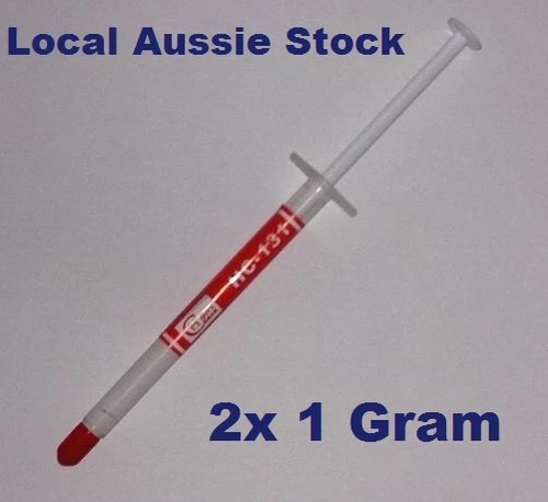 2x Thermal Grease Paste Heatsink Compound Heat Sink CPU GPU VGA Syringe