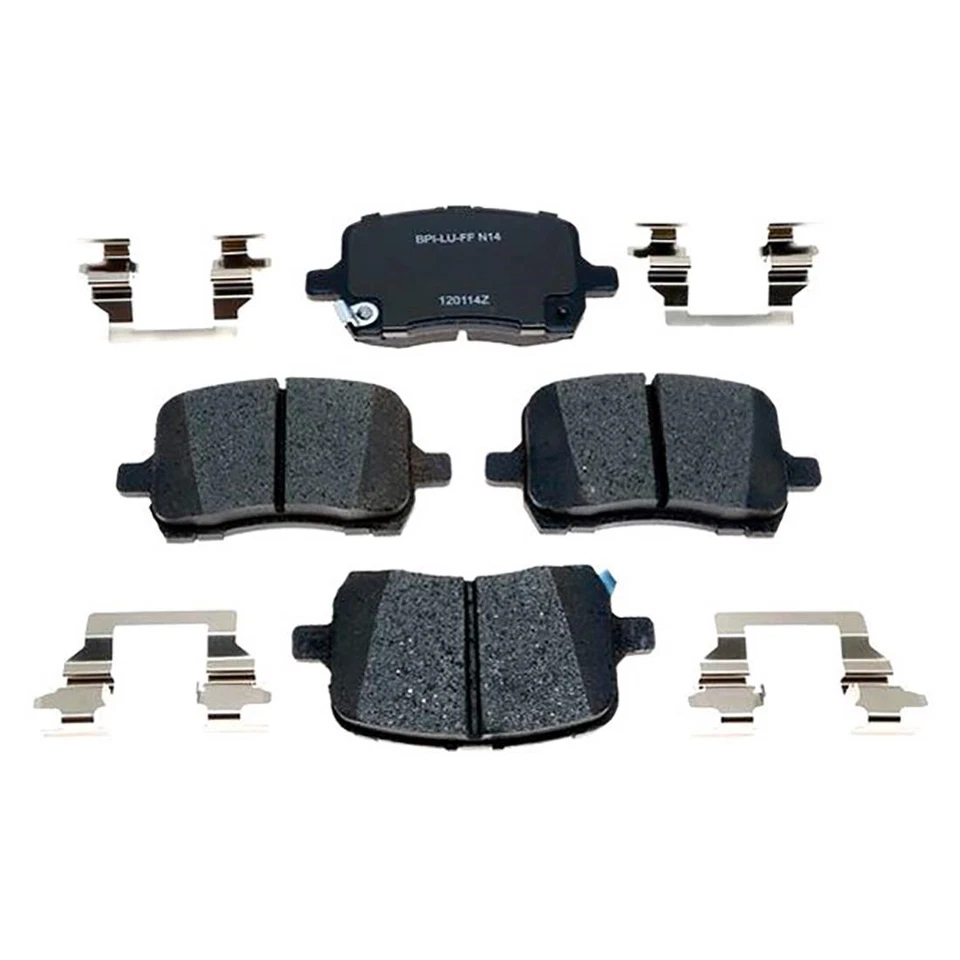 Kit trasero delantero para Chevrolet Malibu 2008 rotores recubiertos almohadillas de cerámica - Raybestos Foto 3 de 4