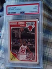 1989 FLEER #21 MICHAEL JORDAN HOF - CHICAGO BULLS - PSA 9 MINT