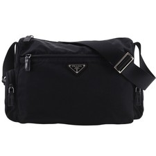 Prada Nylon Shoulder Bag Women Black One Size 821502