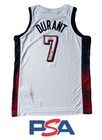 Kevin Durant Signed Autographed 2024 USA Olympic Jersey PSA DNA COA Paris Gold