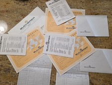 Bucherer Guarantee, 2 Invoices 1975, Paperwork, Lot of 3