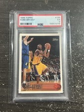 1996 Topps Basketball Kobe Bryant Rookie Card PSA EX 5 Lakers #138 Only 1 Sh. rookie card picture