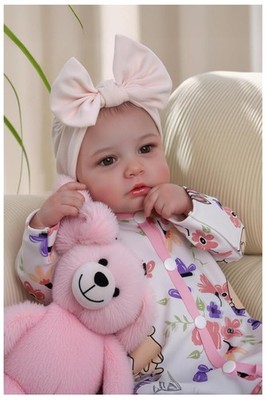 Reborn Baby Doll 20 Inch Soft Vinyl Realistic with Accessories BABESIDE Dolls
