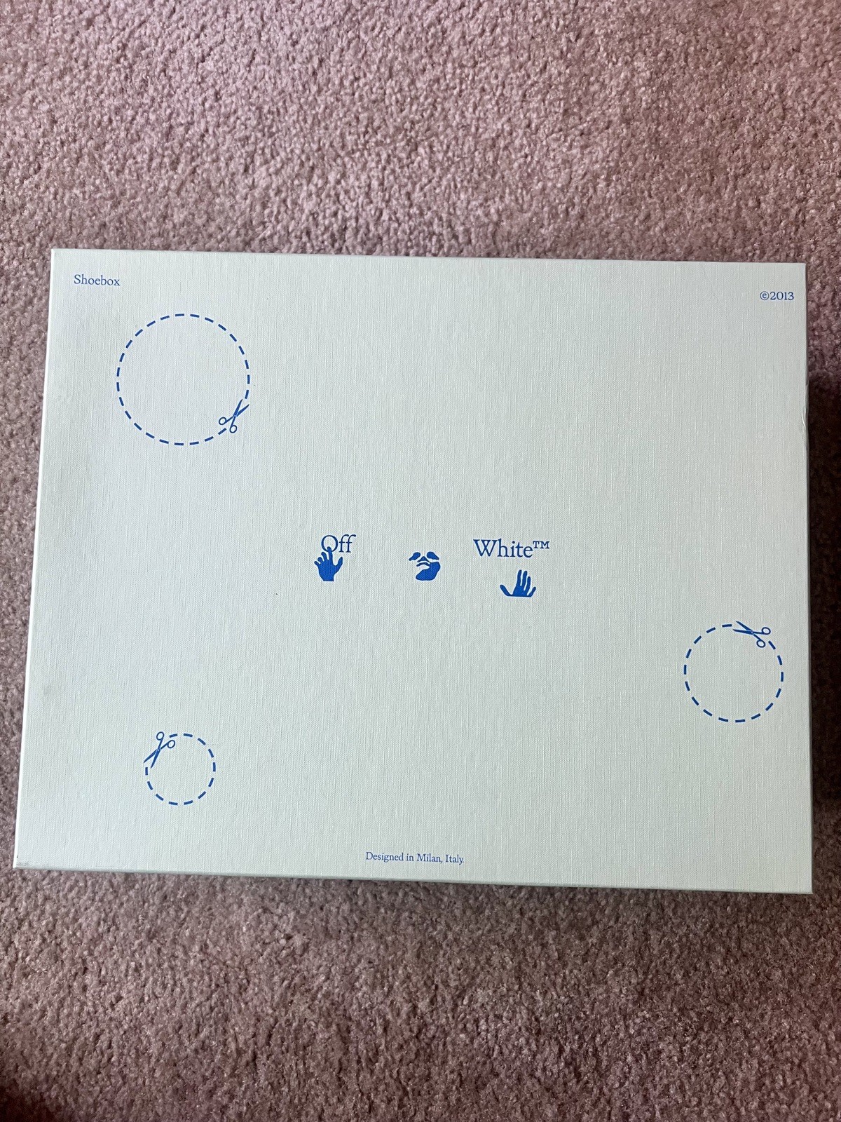 SAOLA Scarpe derby Off White blu chiaro suola spugna pelle uomo nere taglia 45 (12)