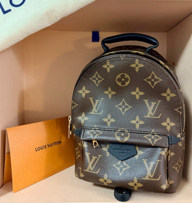 Louis Vuitton Palm Springs Backpack Mini Brown Canvas