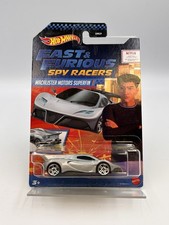 Hot Wheels Fast & Furious Spy Racers Macalister Motors Superfin Silver Diecast