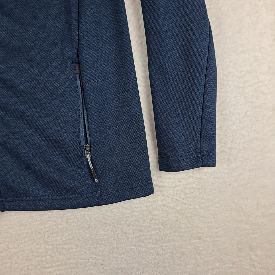 Chaqueta ORVIS Para Hombre Mediana Azul Gris Bolsillos con Cremallera Completa Suéter Foto 2 de 4