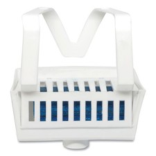 Big D Industries 661 Non-Para Toilet Bowl Block - Evergreen, White (12/Box) New