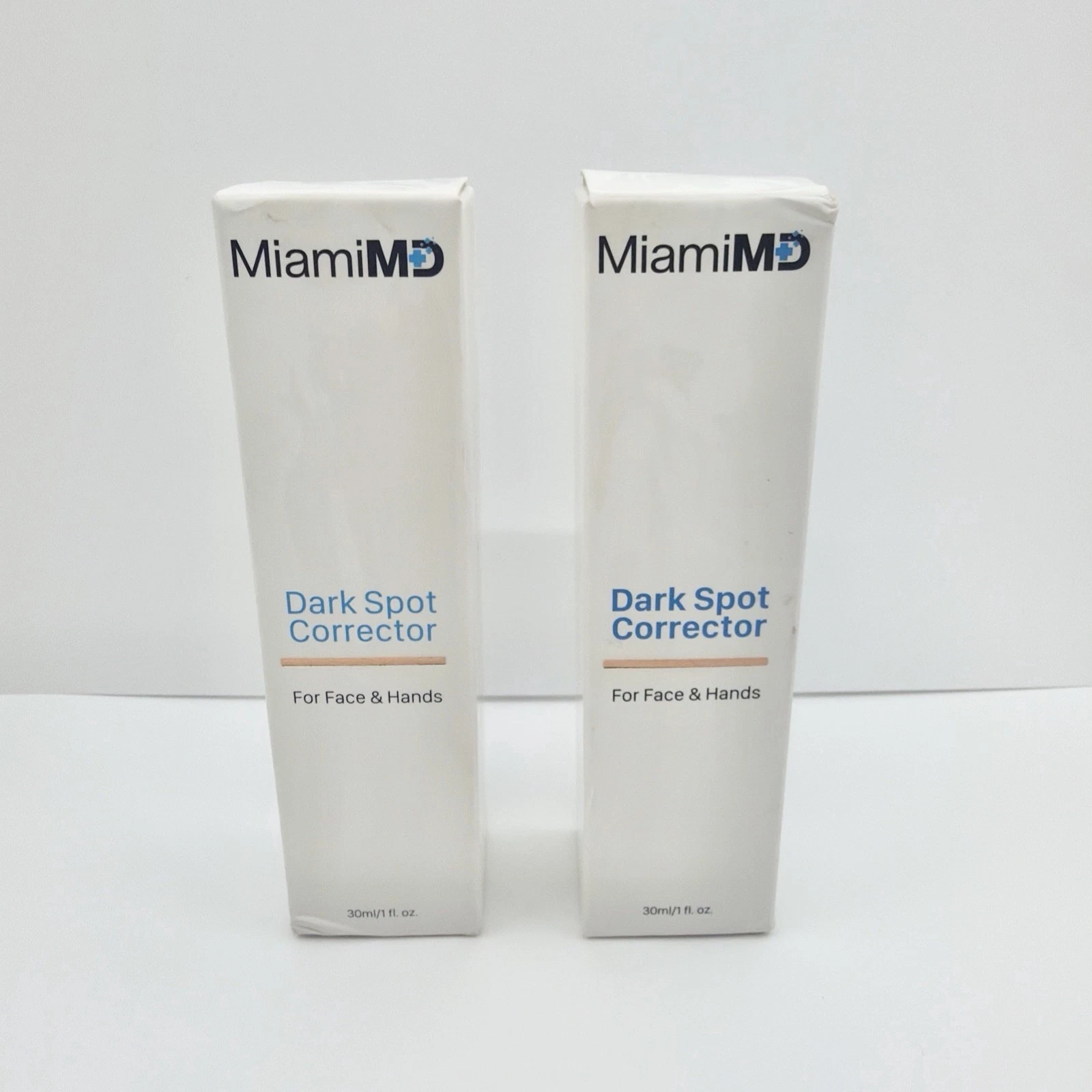 MiamiMD Miami MD 2 PACK Dark Spot Corrector for Face & Hands 1 oz / 30 mL NEW