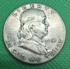 1951 Franklin Half Dollar Philadelphia