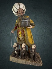 Oriental Figure 41 Cm Nano Nativity Scene Procession Band Musical Nativity Art