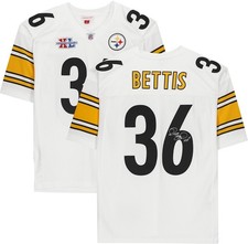 Jerome BetTeam Issueds Steelers Signed SB XL Mitchell & Ness Jersey 