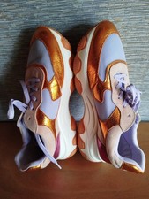 La Strada Gr 40 Chunky Sneaker Dicke Sohle Metallic Pink Orange Flieder Altrosa