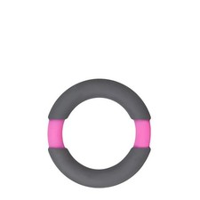 Penisring Cockring Erektion Potenz Ø:32mm Silikon Grau/Pink